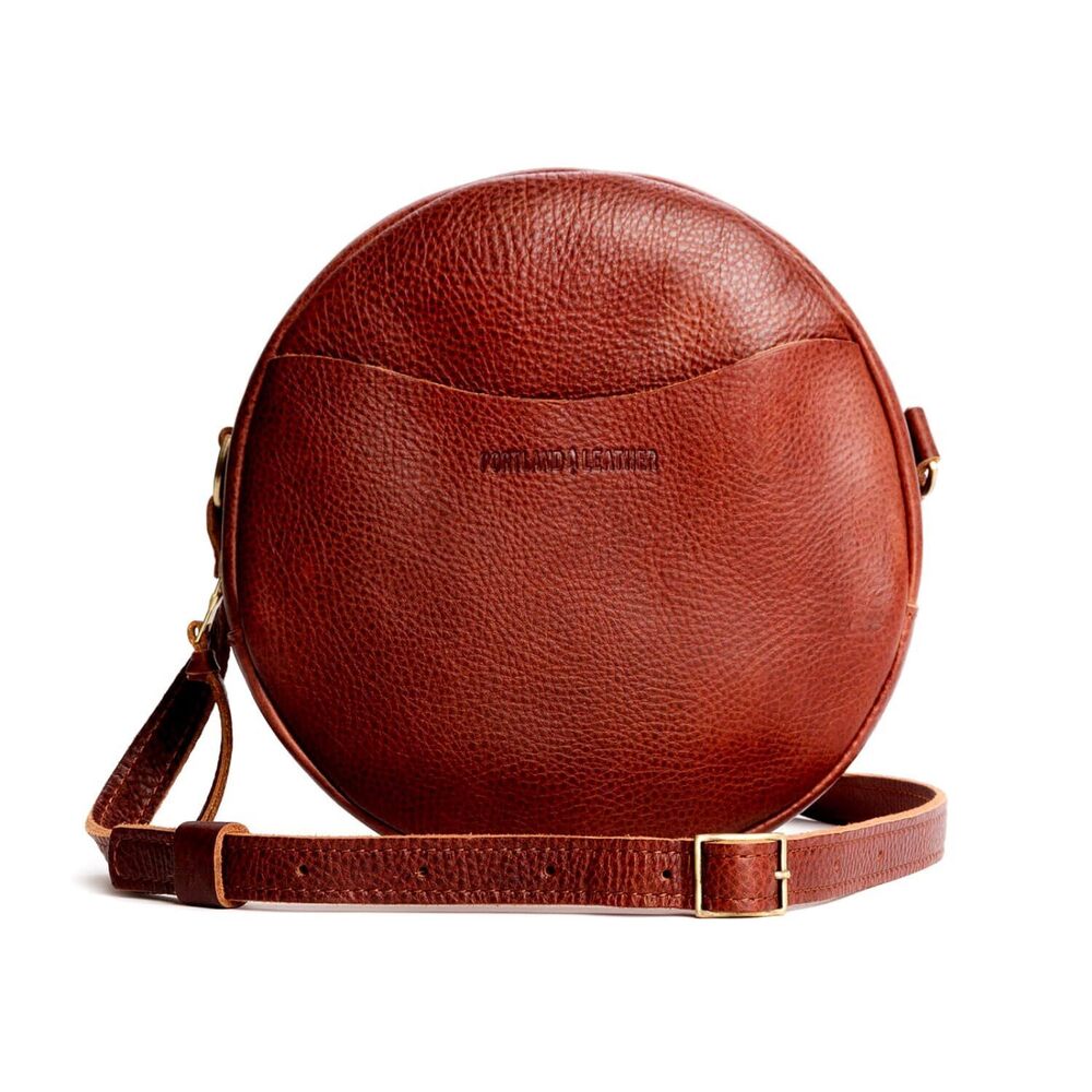 4397 Large Circle Crossbody Bag – Handmade from the Finest Full-Grain Hides